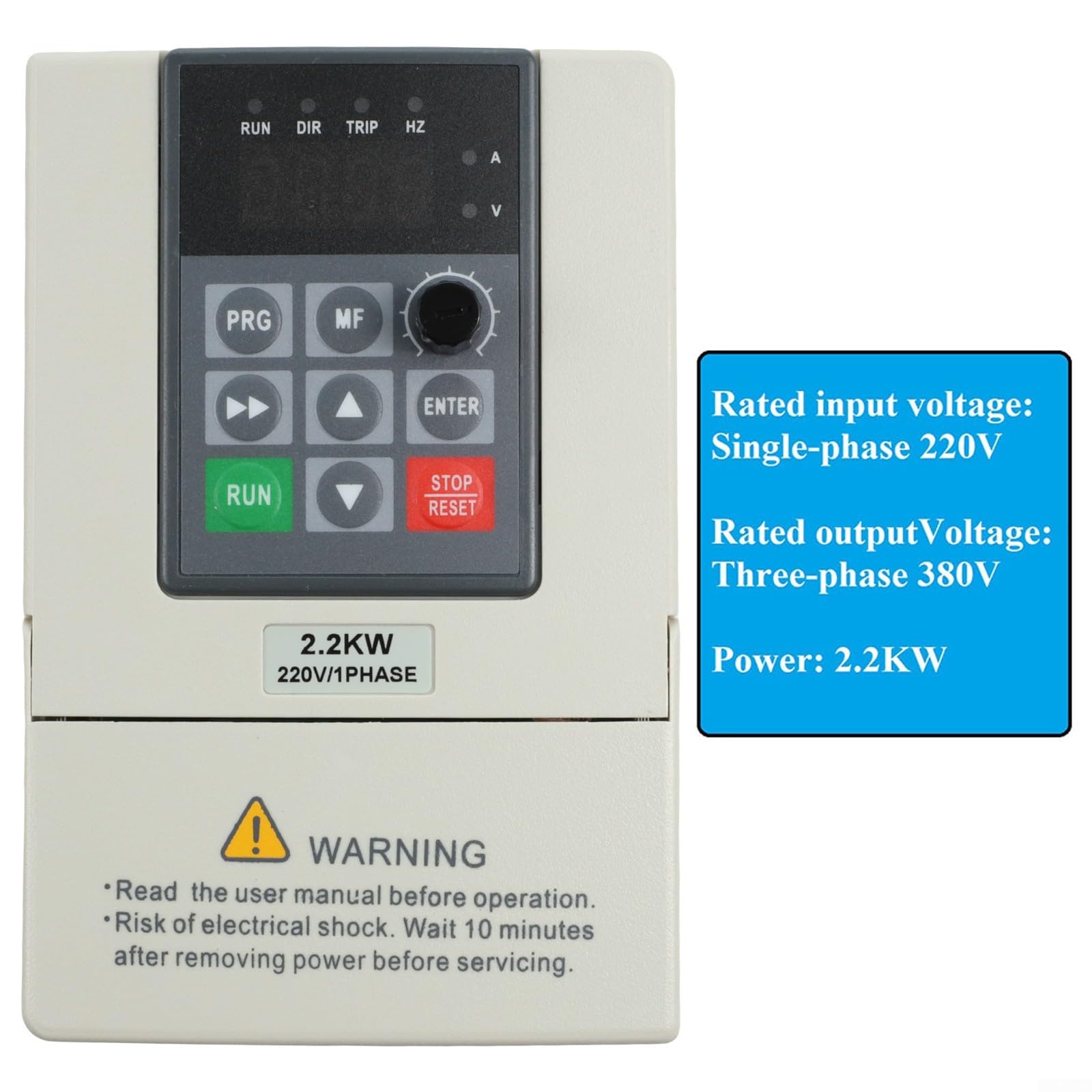 für vfd Frequenzumrichter 2,2kW mit 9-fach Schutz für vfd Frequenzumrichter