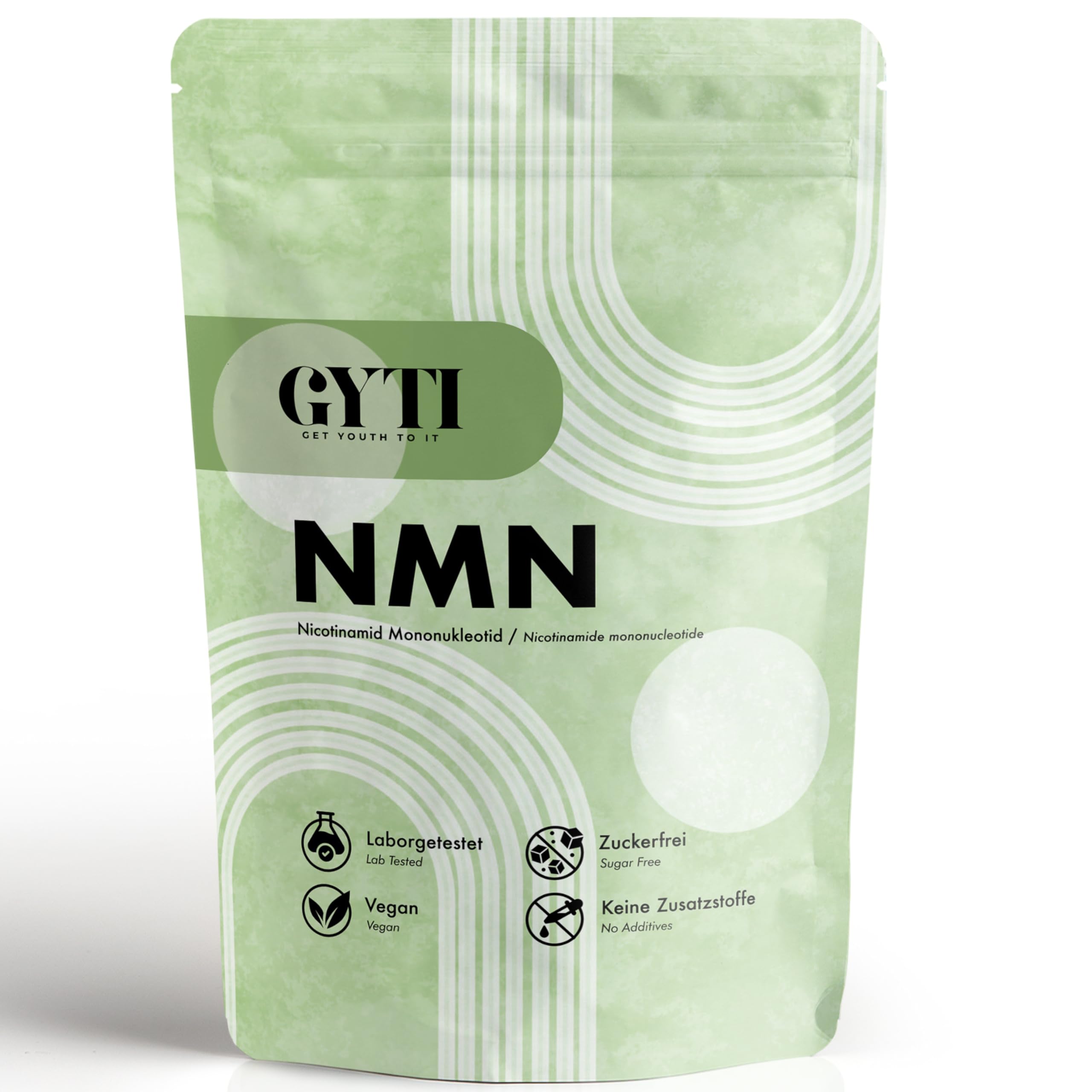 NMN Pulver 60 g - Premium Nicotinamide Mononucleotide für Vorbehaltelose Verbraucher - Laborgeprüft in Deutschland