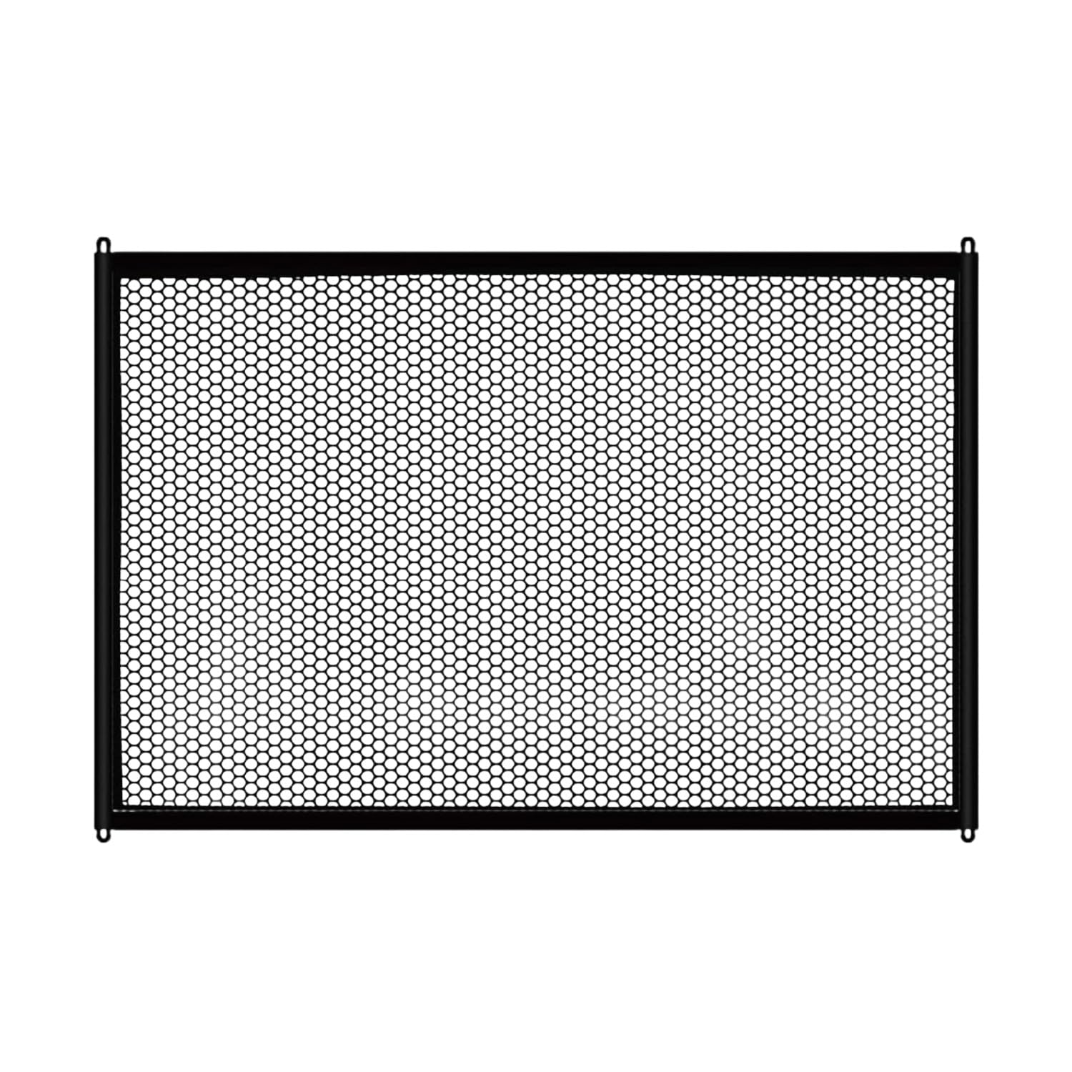 Tabanzhe Black Retractable Mesh Stair Gate For Dogs 110X72 Cm Portable Indoor Gate For Pets Kids No Drilling Safety Pet Fence For Doorways Hallways Stairs