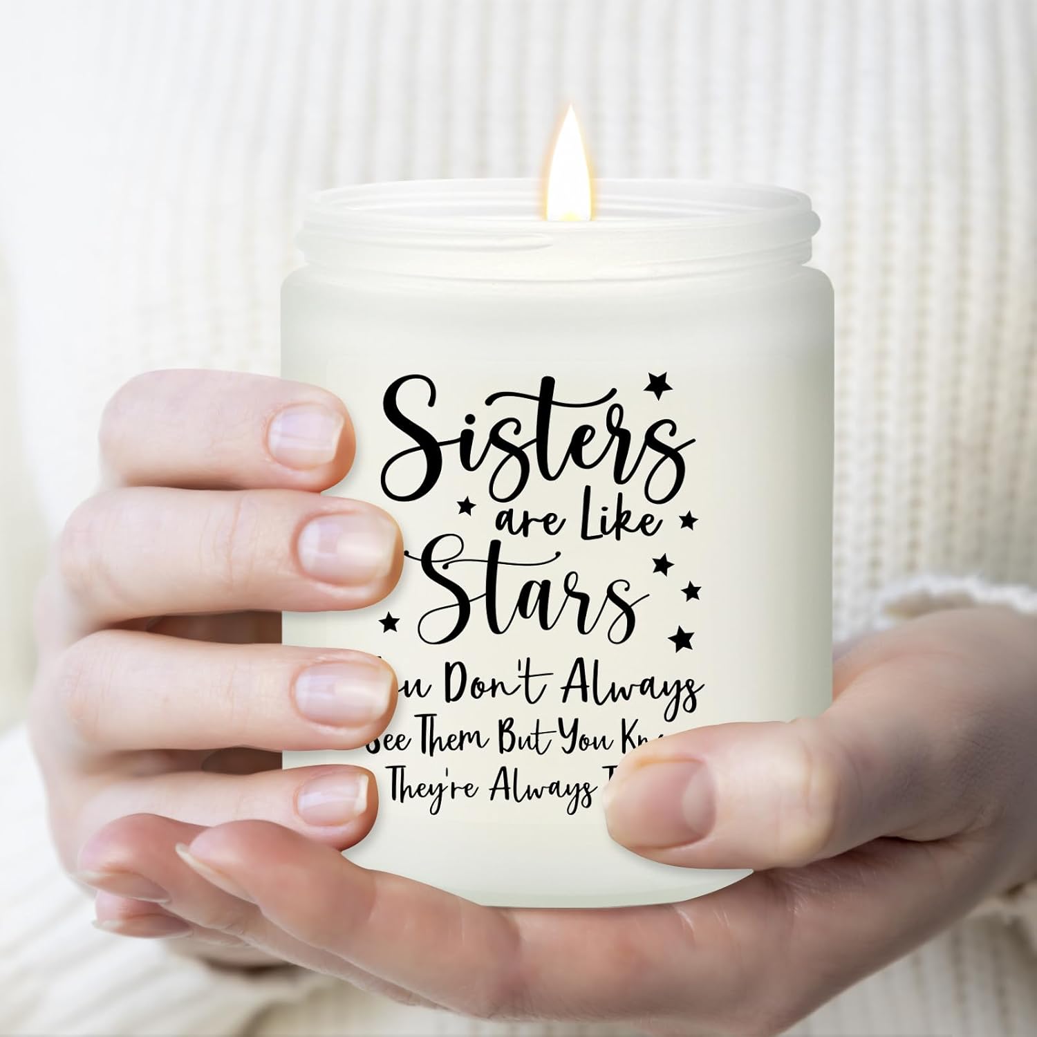 Sisters Gifts from Sister - Christmas Mother's Day Birthday Gifts for Big Sister - Sisters Candle - Image 7