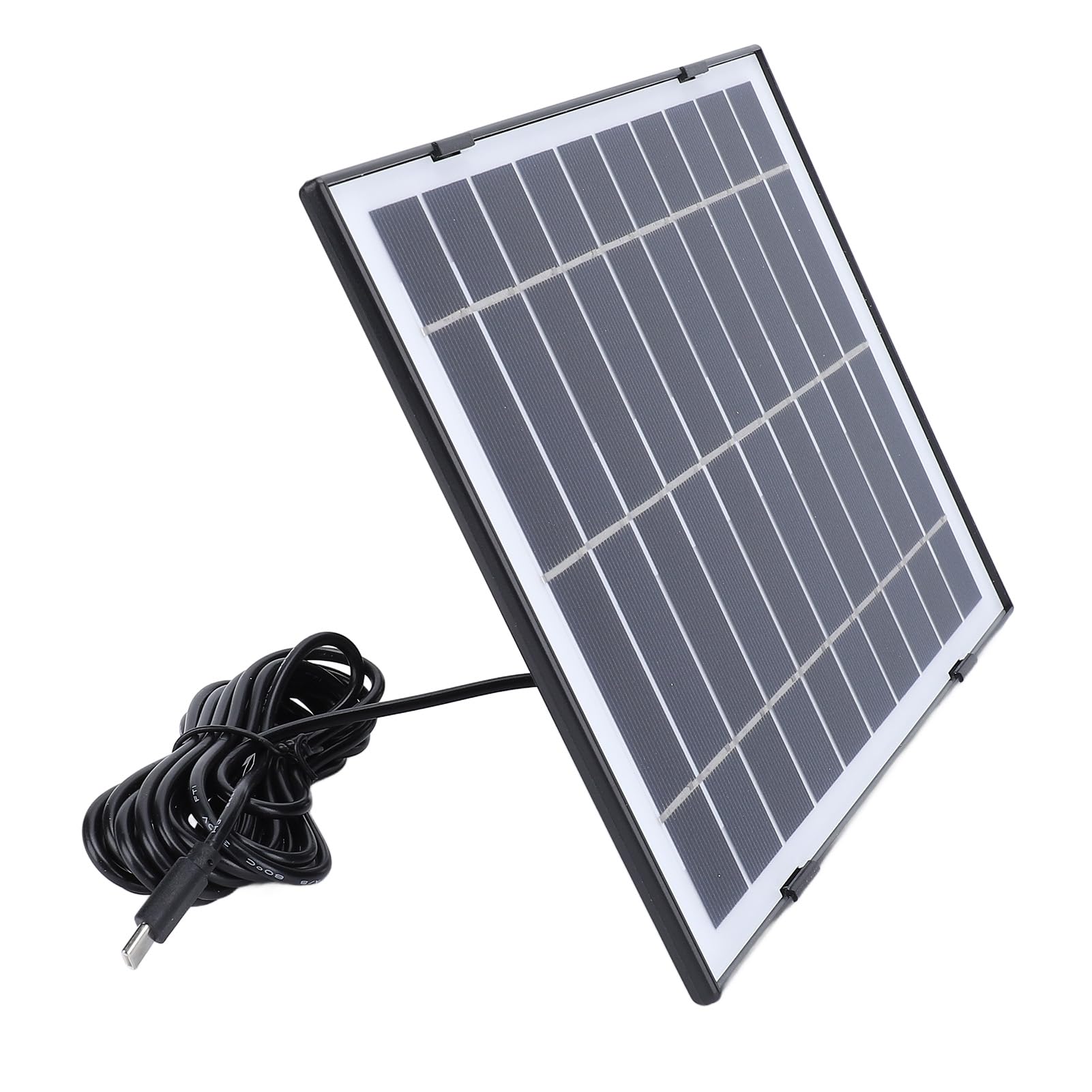 CHICIRIS 10W Dual -Bracket -Überwachungskamera Solarpanel für Outdoor Kamera, Universelle Kompatibilität, Hohe Effizienz, Intelligentes Einstellbares Design, Komplette Solarlösungspaket mit