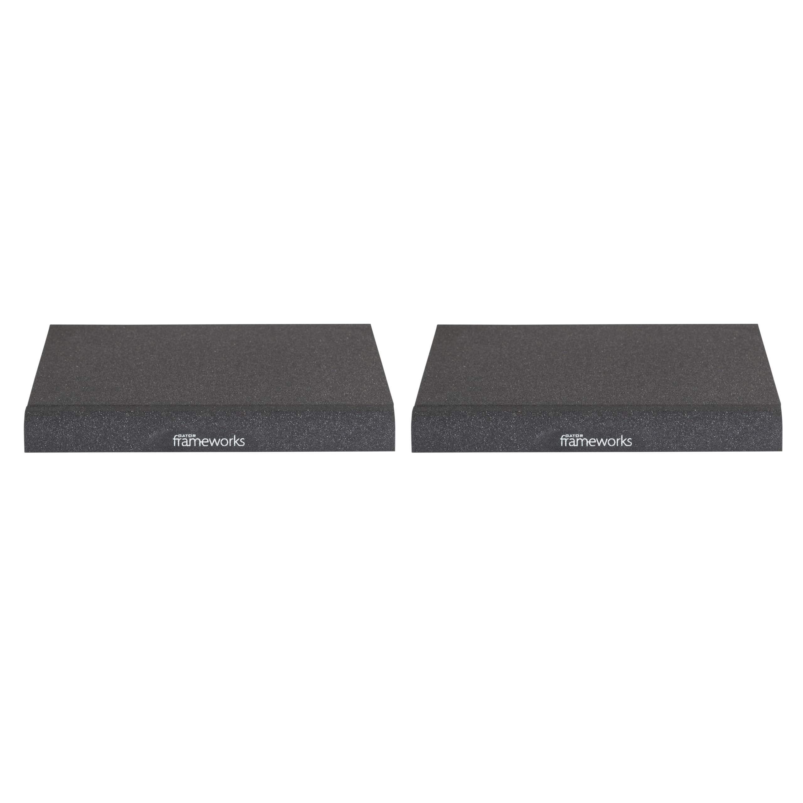 Gator FrameworksAcoustic Foam Isolation Pads for Large Studio Monitors, Fits Most Speaker Stands, Desktops and Bookshelfs; 2-Pack (GFW-ISOPAD-LG)