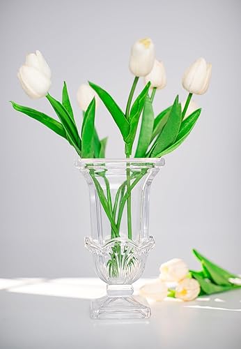 Miniatura 5 de Thickened Glass Vase,Square Transparent Vase for Flowers Living Room Centerpiece Vase,Decor for Closet