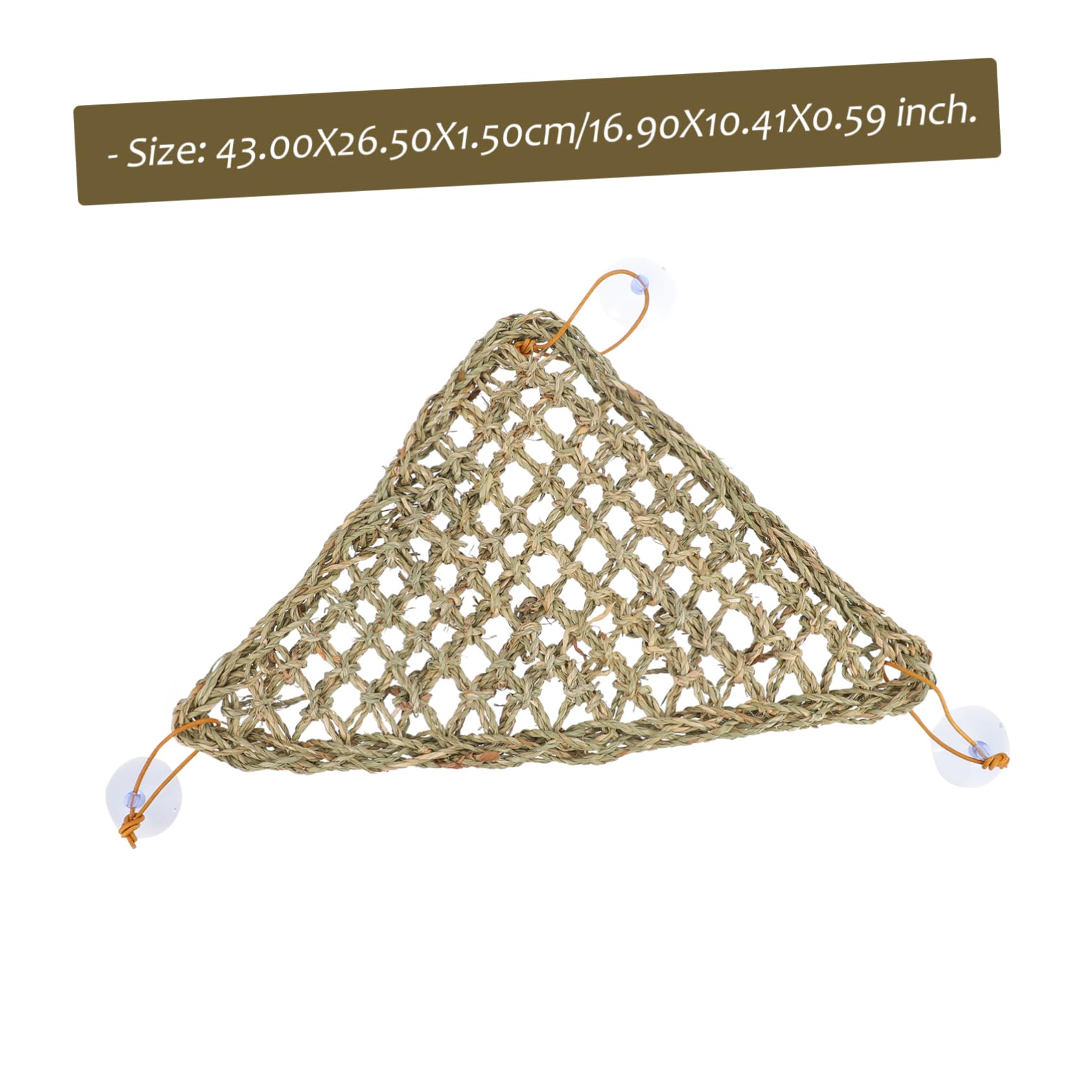 Toddmomy Breathable Triangle Woven Pet Pad Cat Dog Mat with Suction for Comfortable Home Use Lightweight and Easy Indoor Relaxation