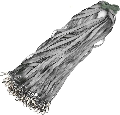 Miniatura 12 de Bird Fiy 50 cordones azules de nailon a granel para insignias de identificación, cordones de insignia, ganchos giratorios, clips ideales