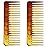 Patelai Wide Tooth Comb Large Hair Detangling Comb for Curly, Wet Dry Hair, No Handle Detangler Accessories(Tortoiseshell, Light Tortoiseshell)