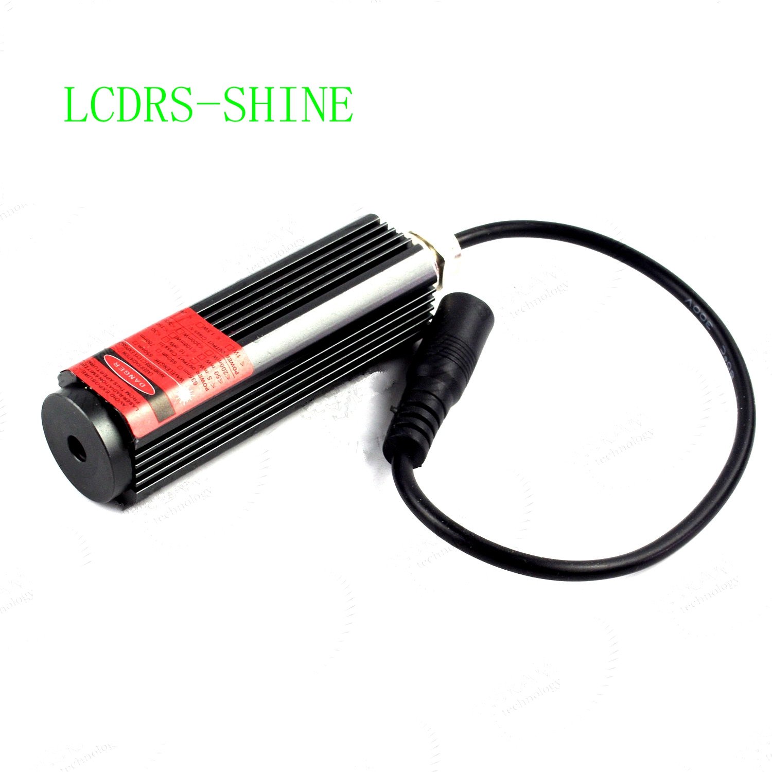 12V 660nm 200 Red Laser Module Line 110 º Laser AC w/Heatsink