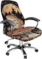 Vista 21 de Funda para silla de oficina de mármol morado, lavable, funda para silla de escritorio, fundas para silla de computadora para silla giratoria, silla