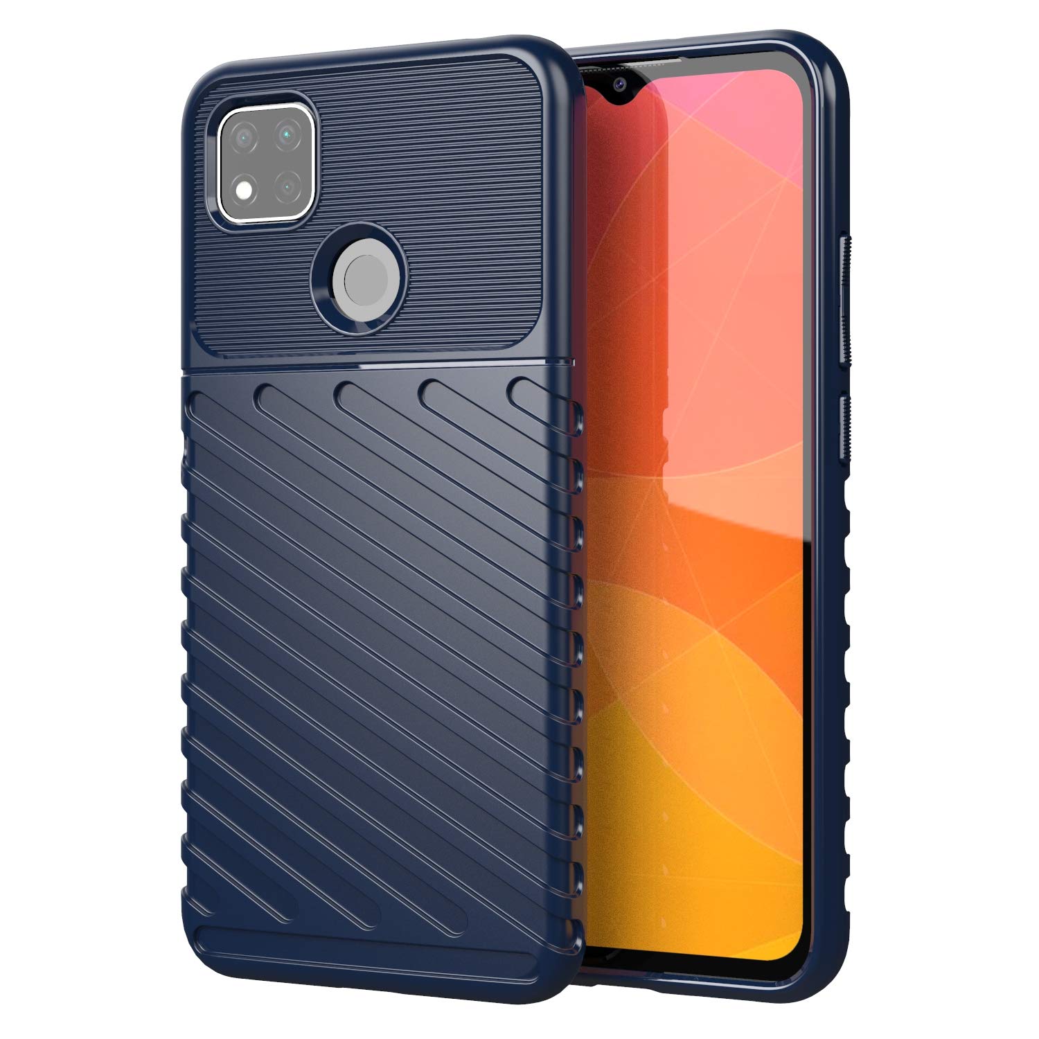 HTXWXJC Phone Case for Redmi 9C Case, Xiaomi Poco C3 Case, Redmi 10A Case, Redmi 9 Activ Case Shockproof Cover TPU Protective Cases Anti-Scratch