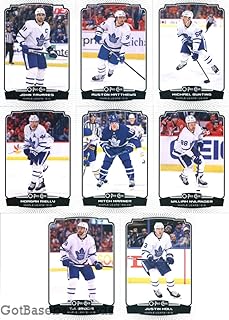 2022-23 O-Pee-Chee Veteran Toronto Maple Leafs Team Set of 16 Cards: Michael Bunting(#5), Auston Matthews(#34), John Tavar...