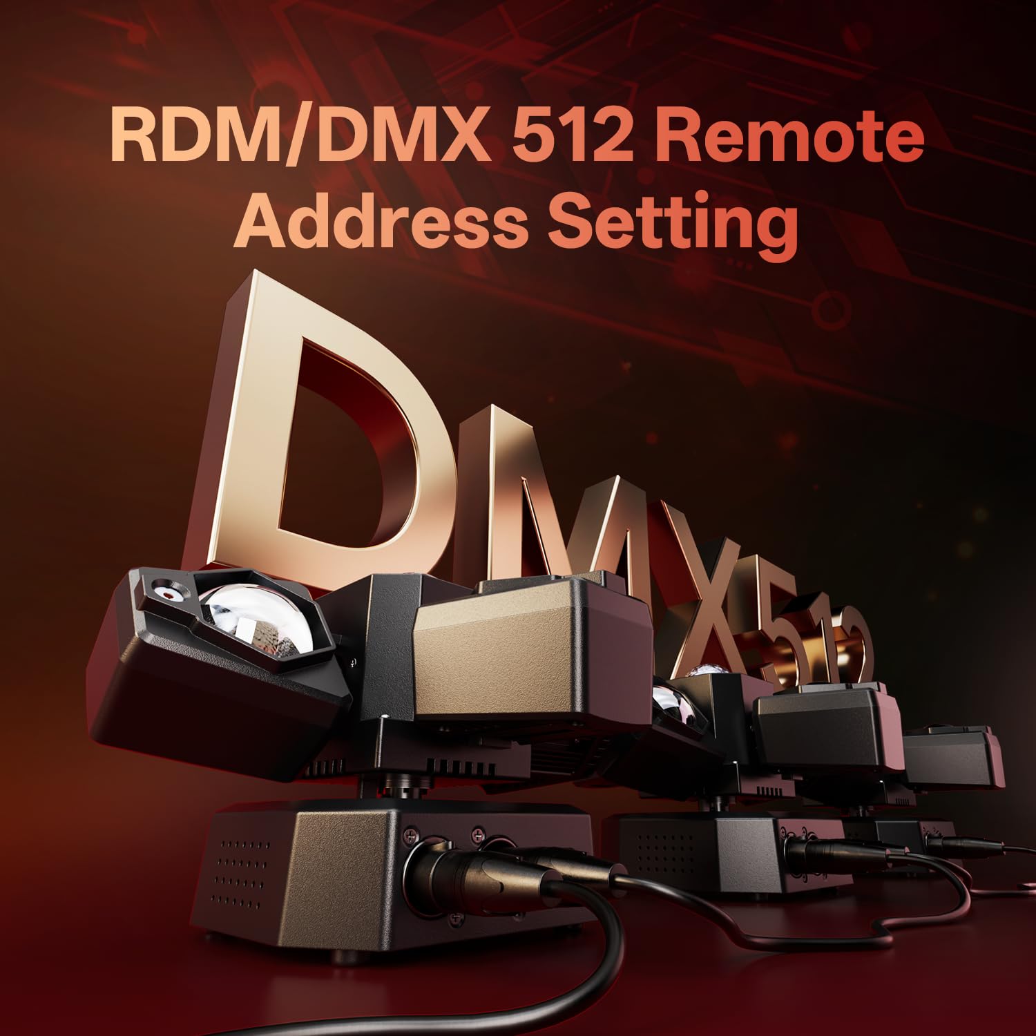 1 PCS 120W Teste Mobili Luce DJ Luci da Discoteca,LED RGBW DMX512 4 IN 1 Canali Stage Light,4 Bracci Palco Luce di Scena con Telecomando,Effetti Stroboscopio per DJ Bar Festa Club Matrimonio Palco
