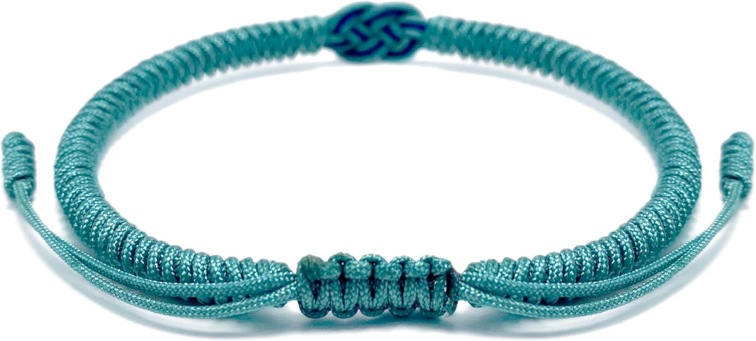 LAMIBEE Infinity Love Multicolor Bracelet for Men Women, Tibetan Lucky Amulet Knot Bracelet, Woven Thread String for Friend and Couple, Peace and Protection - Image 4