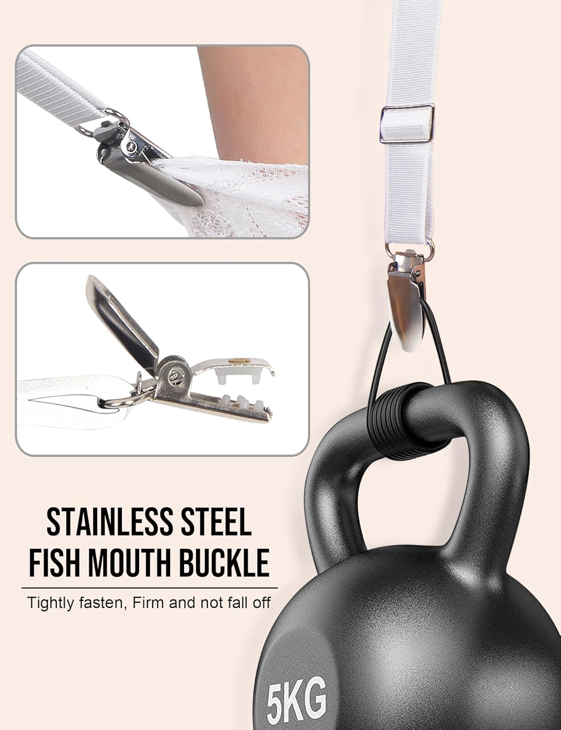 ohmydear Lace Plus Size Garter Belt for Women Floral Black Sexy Lingerie Suspenders Panties with 4 Metal Clips for Stocking - Image 5