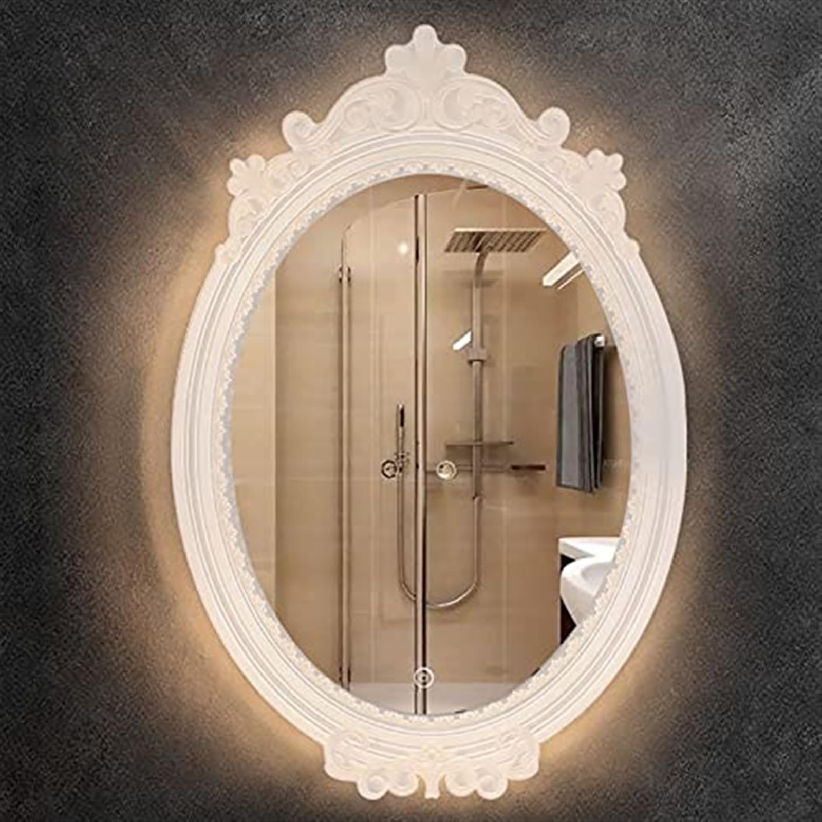 Miroir de salle de bain anti-buée tactile pour en finir avec la vapeur sur le verre