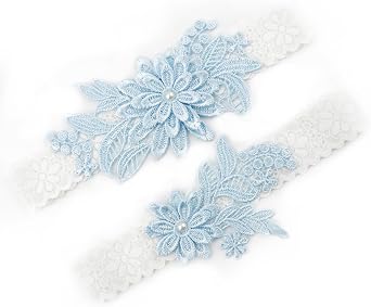 Garters for Bride Wedding Garter for Bride Accessories Wedding Day Essentials Toss and Keep Lace Thigh Garter Set