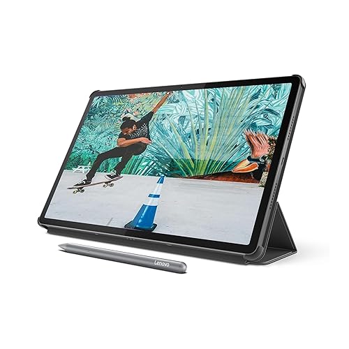 Lenovo Idea Tab Pro - Student Tablet - Google Gemini - 12.7” 3K LCD Display - 8 GB Memory - 128 GB Storage - MediaTek Dimensity 8300 - Includes Pen and Folio Case