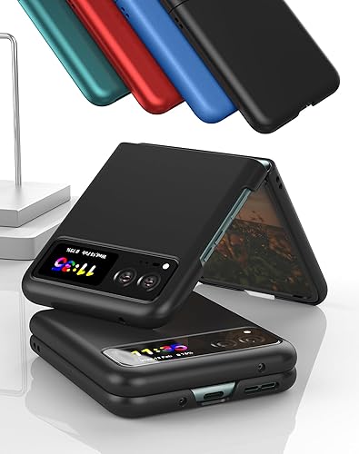 Miniatura 8 de Foluu Funda para Motorola Razr 2023 no es compatible con Razr Plus 2023, funda delgada para Moto Razr 2023, ultra delgada, de policarbonato mate con