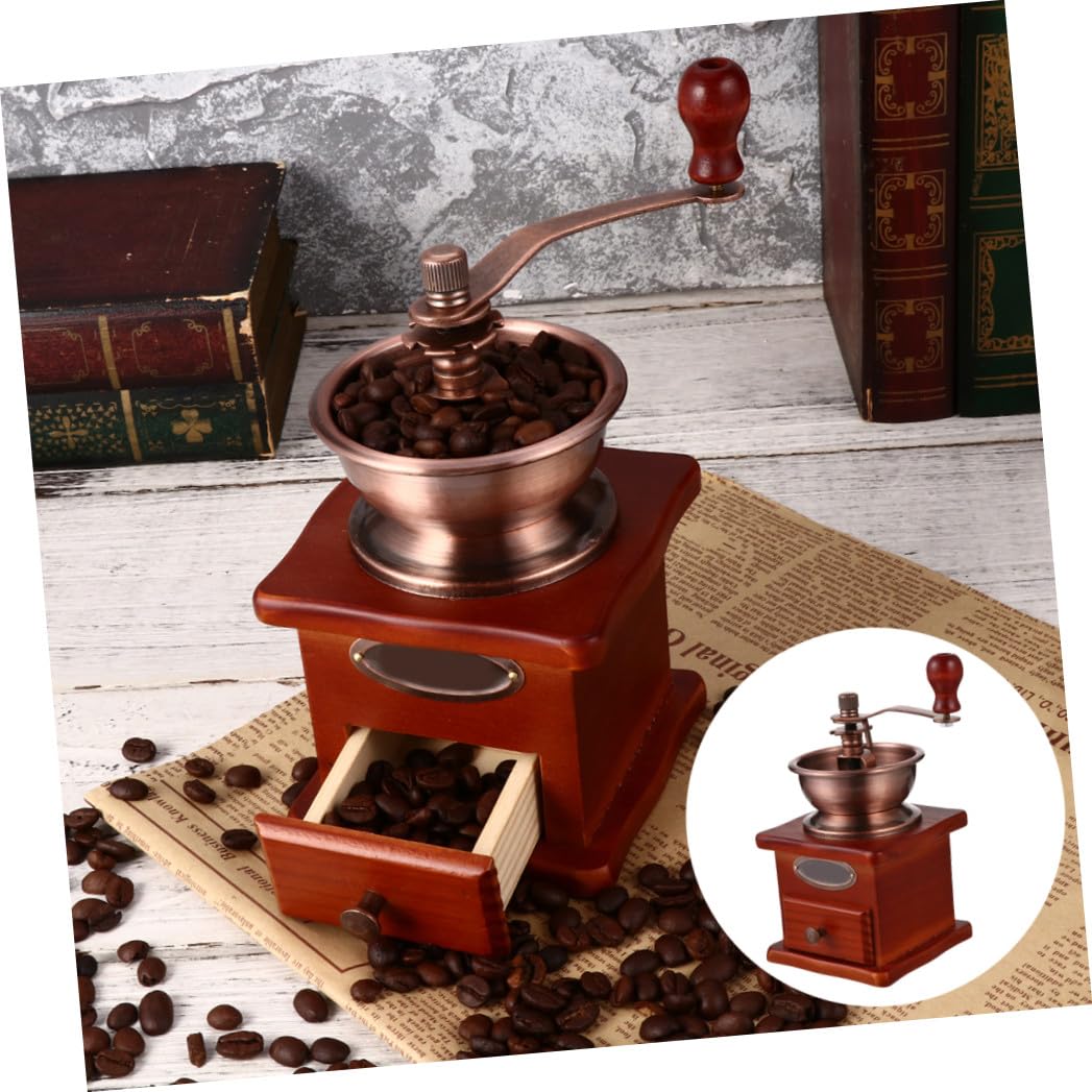 HOMSFOU Molinillo de Café Manual Portátil de Cerámica, Molinillo de Frijoles Ajustable para Uso Doméstico y Viajes, Compacto y Fácil de Limpiar, 1 Unidad para Molienda Precisa