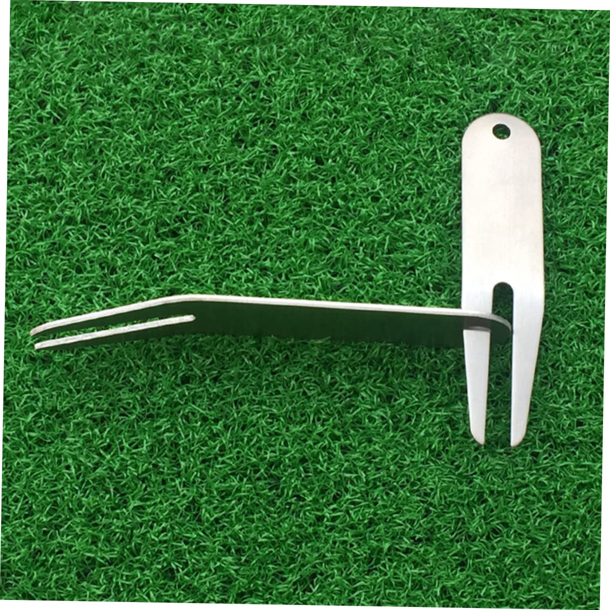 VANZACK Golfgabel Golf-Divot-Tools Pitchgabel Hotfix-Tool Golfplatzpflege Golfplatzreparatur Golfzubehör professionelle Golfwerkzeuge personalisiertes Divot-Tool Rostfreier Stahl