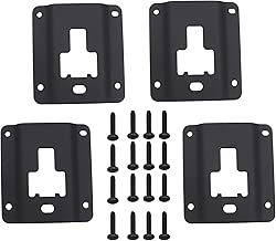 iFJF Box Link Tie Down Brackets for 2015-2018 Ford F150 F250 F350, Replacement of Ford FL3Z-9928408-AB Bed Load Hook Reinforcement Panel, Standard Bed Interface Plate Set 4 with 16 Anti-Theft Screws. - coolthings.us