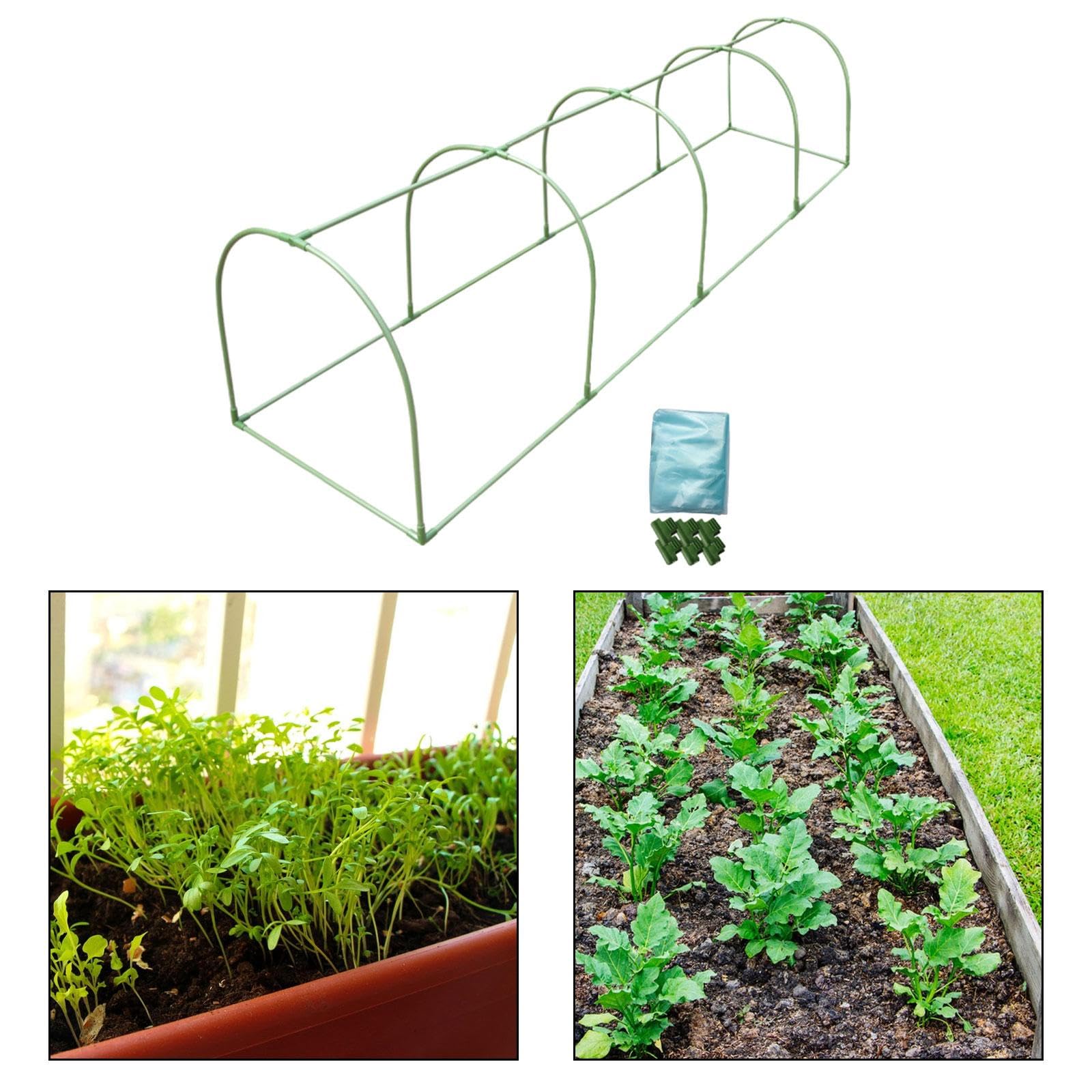 DIY-Mini-Gewächshaus-Set mit Isolierabdeckung 200 x 50 x 50 cm