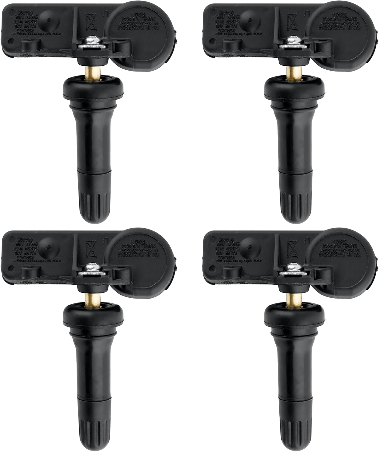 Qty(4) BOXI Tire Pressure Sensor TPMS 315MHz for Ford 2010 2011 2012 2013 2014 2015 2016 / for Lincoln 2010-2016 / for Mercury 2009 2010 2011 / 9L3Z-1A189-A, DE8T-1A180-AA, CM5T-1A180-AA (Set of 4)