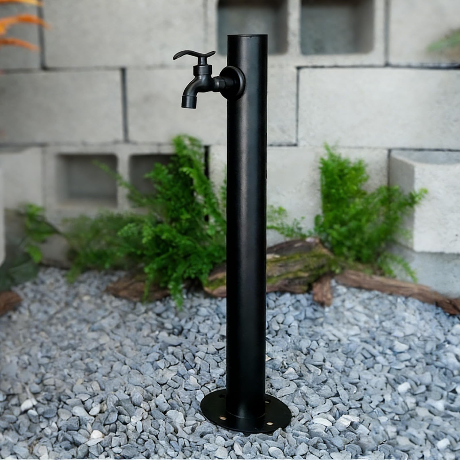 Grifo de Columna de Agua Independiente de Acero Inoxidable 304, Soporte Vertical para Manguera de jardín, Fuente Exterior, hidrante, Grifo anticongelante para riego y Lavado.