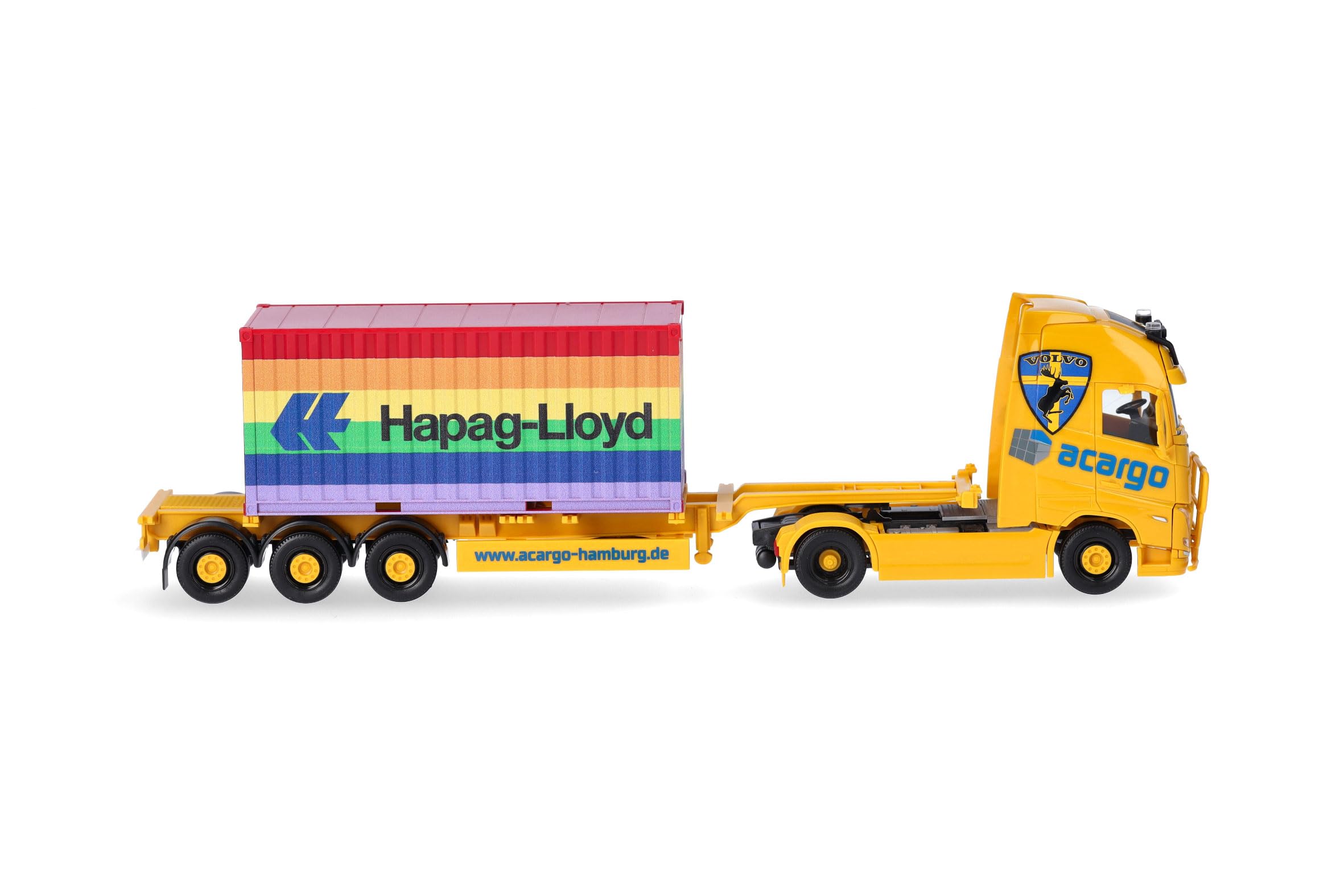 Amazon.co.jp: herpa Volvo FH Gl. XL 2020 コンテナ セミ