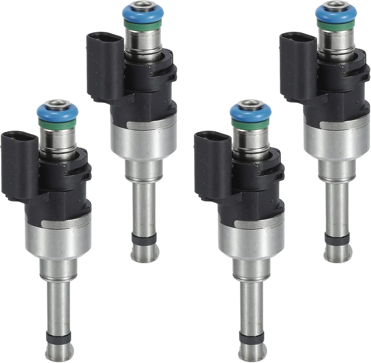 Fuel Injector, Engine Fuel Injection Nozzle No.DS7Z-9F593-DA for Ford Escape 2018-2019 1.5L for Ford Fusion 2014-2020 1.5L 2.0L 2.5L Black, 4 Pcs