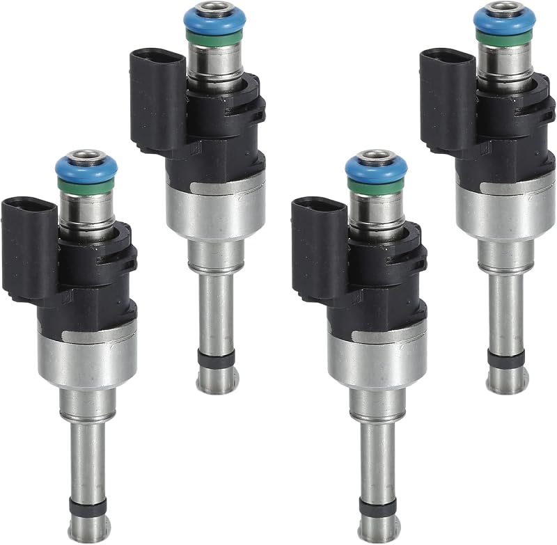 Inyector de combustible, boquilla de inyección de combustible del motor No.DS7Z-9F593-DA para Ford Escape 2018-2019 1.5L para Ford Fusion 2014-2020 1.5L 2.0L 2.5L Negro, 4 piezas