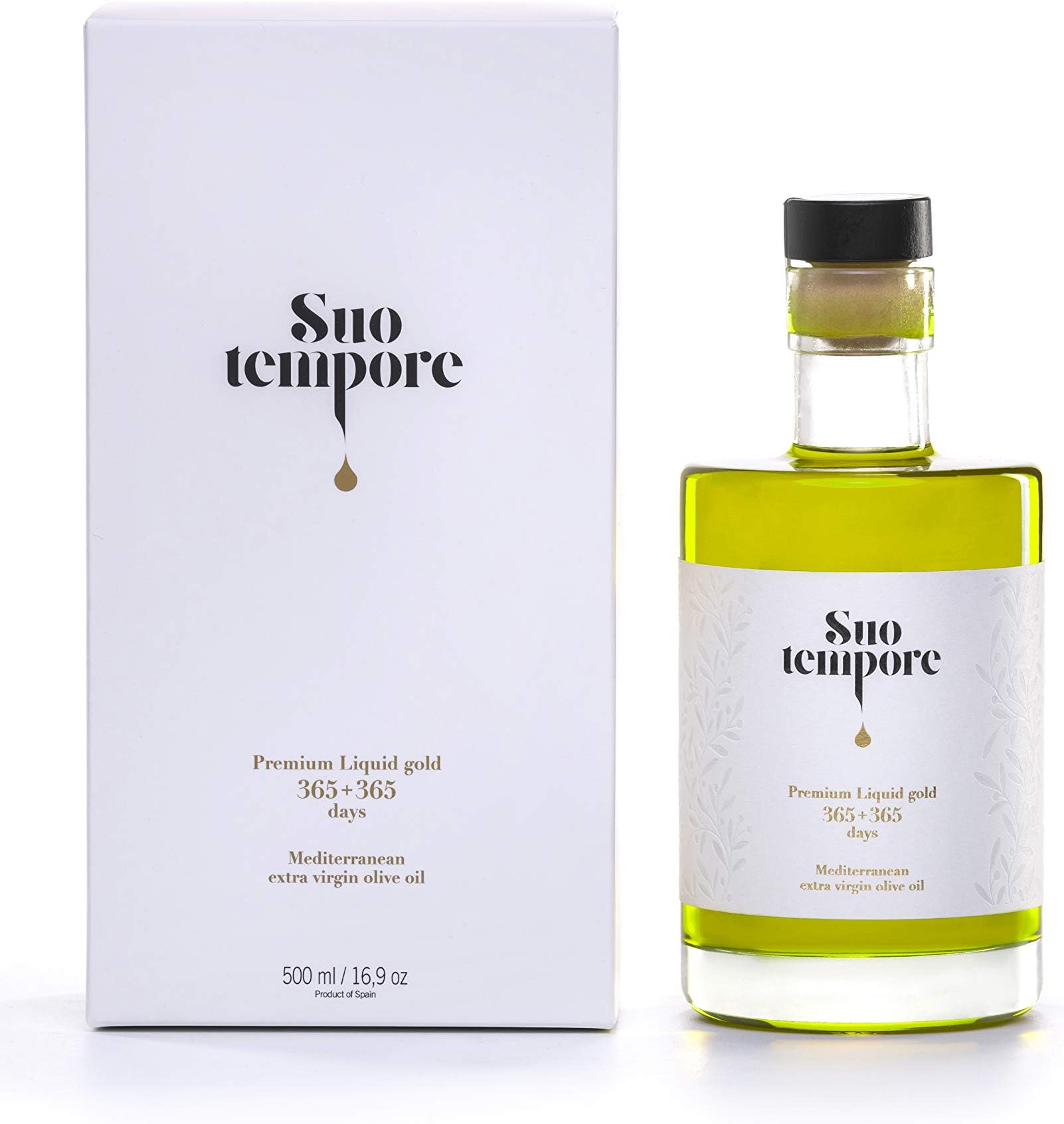 SUO Tempore by oli Soleil - Extra Virgin Olive Oil - New Early Harvest 2020 - Cold Pressed - Premium Case 500 ml - Homegrow