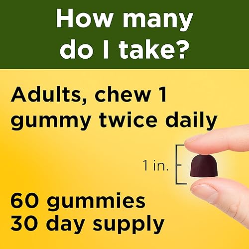 Miniatura 10 de Gomas de Ashwagandha Nature Made, veganas, Ashwagandha KSM 66 para el apoyo al estrés, 60 unidades, suministro para 30 días