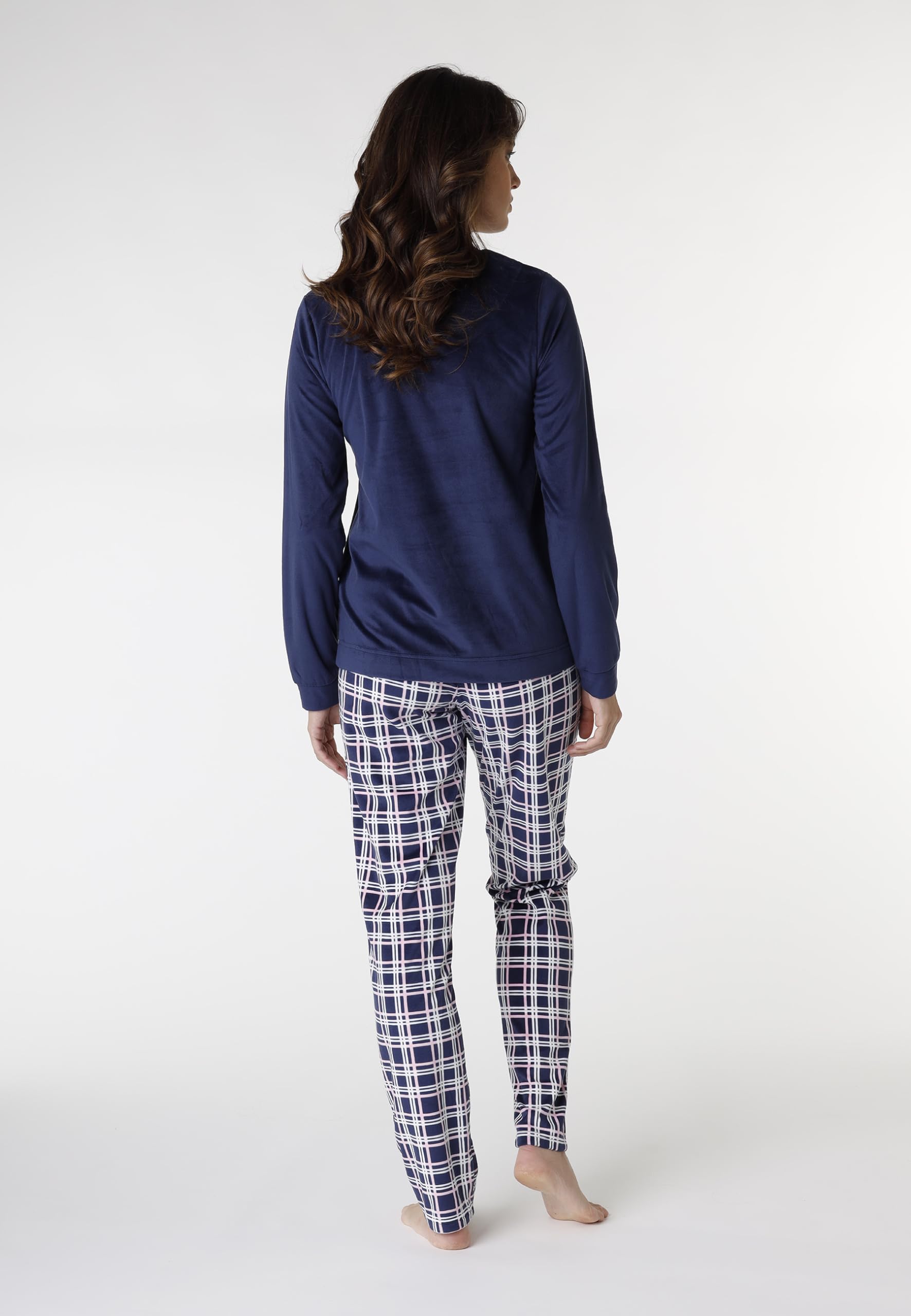 Lovable Lungo in Micropile Set di Pigiama Donna (Pacco da 1)
