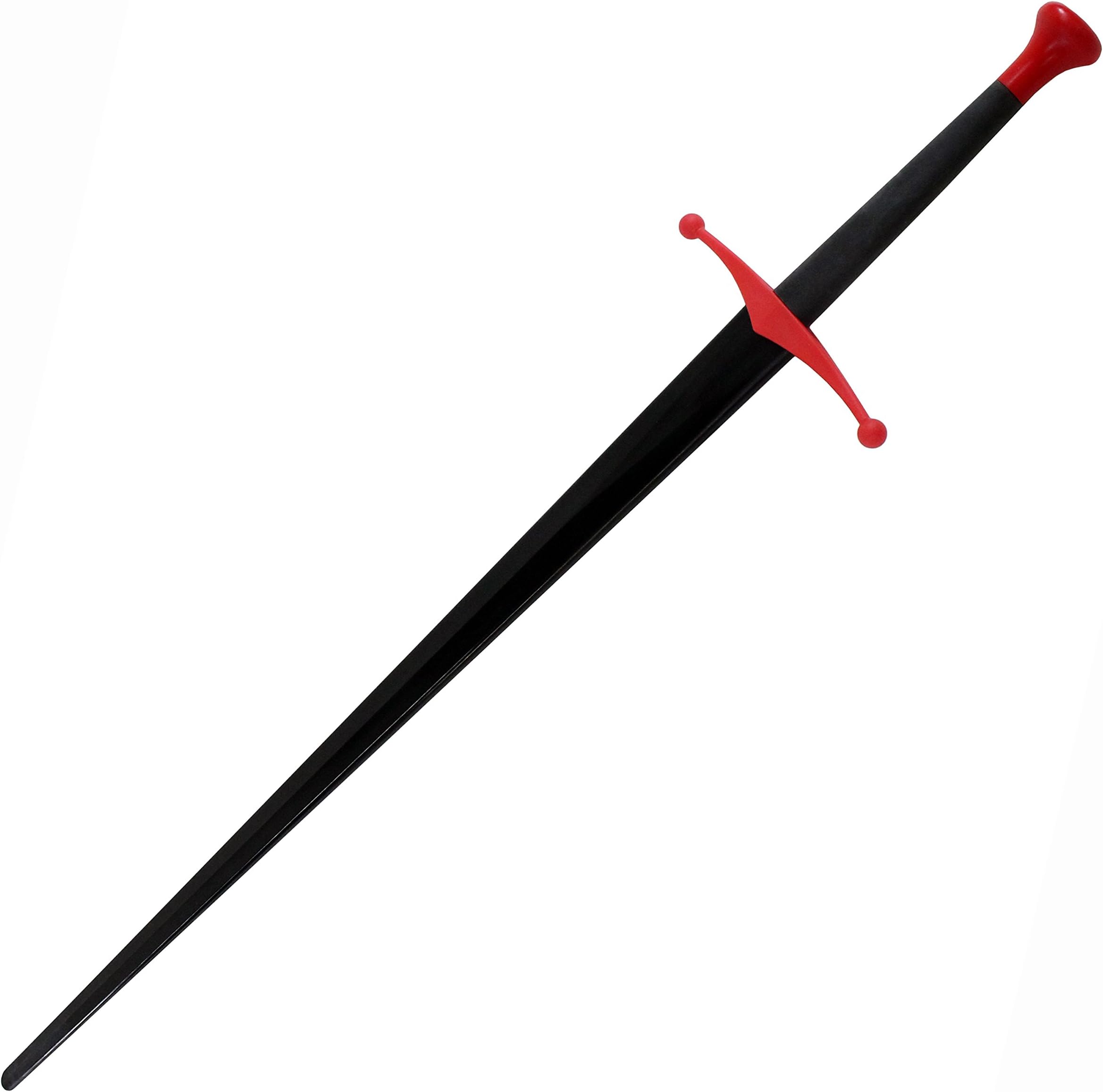 Armoury Synthetic Sparring Longsword - Black Blade with Red Hilt
