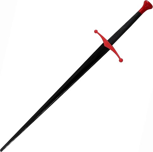 Red Dragon Armoury - Espada larga sintética Sparring - Hoja negra con empuñadura roja