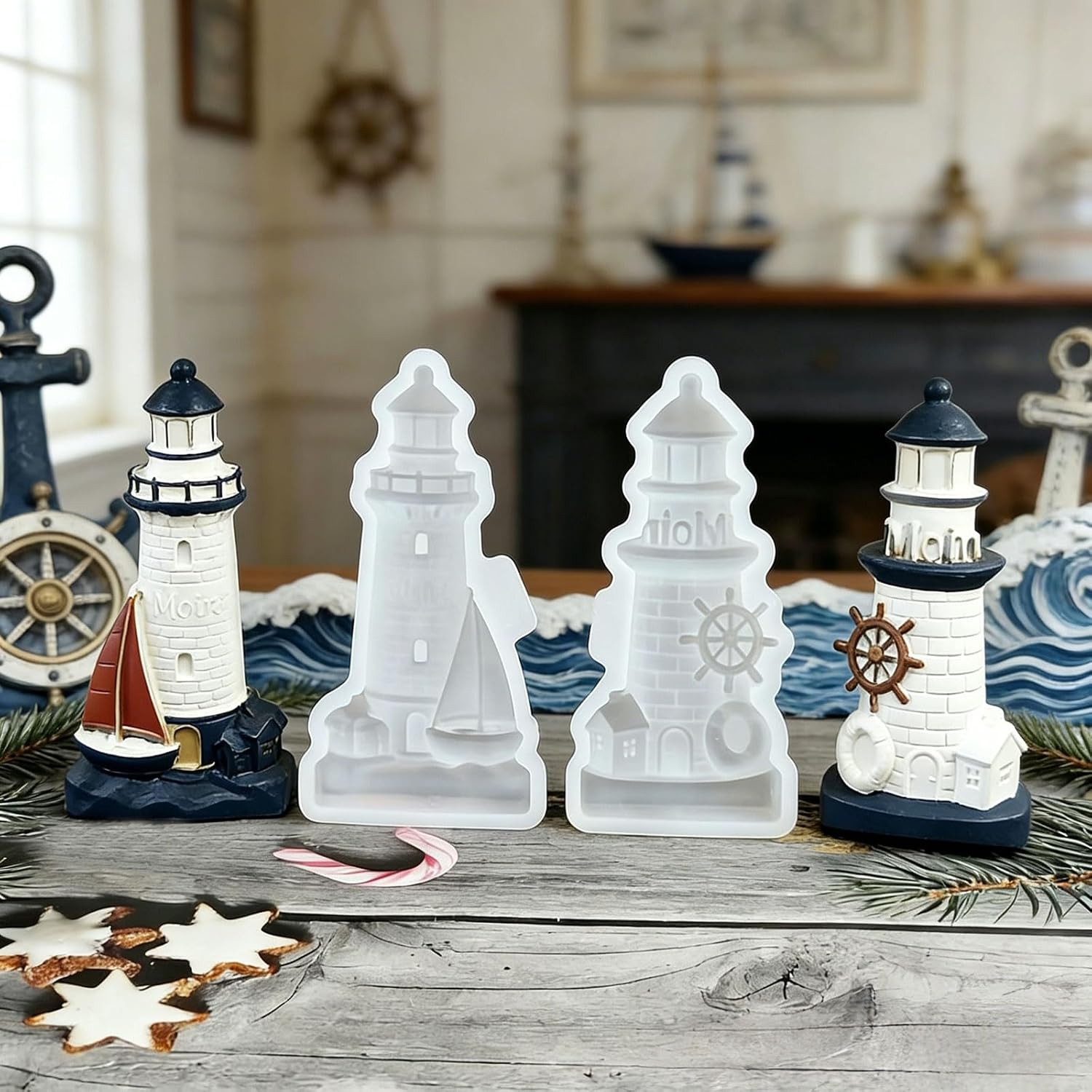 Lighthouse Silicone Professional Silicone for Epoxy Resin Concrete Sculpture Home Decoration Making Cast