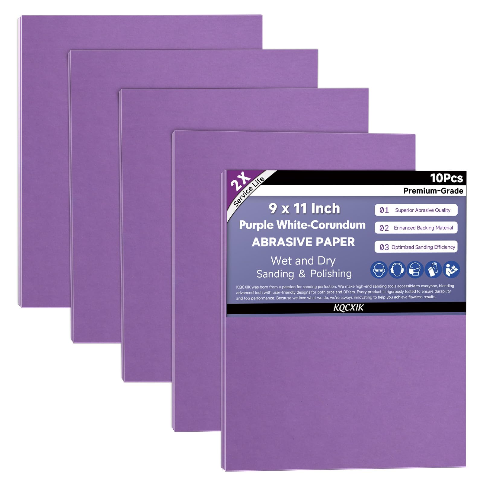 Premium Sandpaper Assortment - 80 to 2000 Grit -15