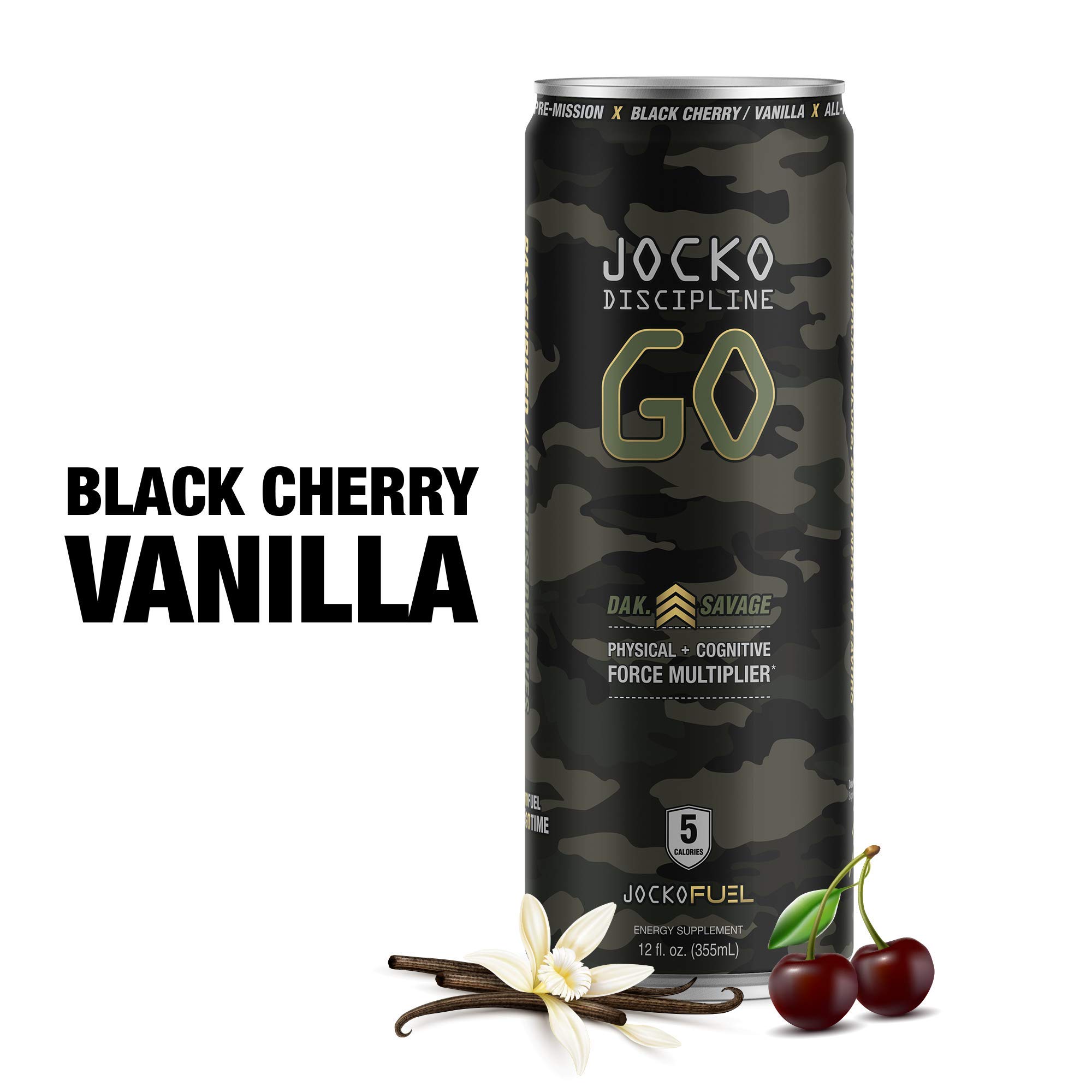 Buy Jocko GO Energy Drinks Sugar Free KETO, Vitamin B12, Vitamin B6