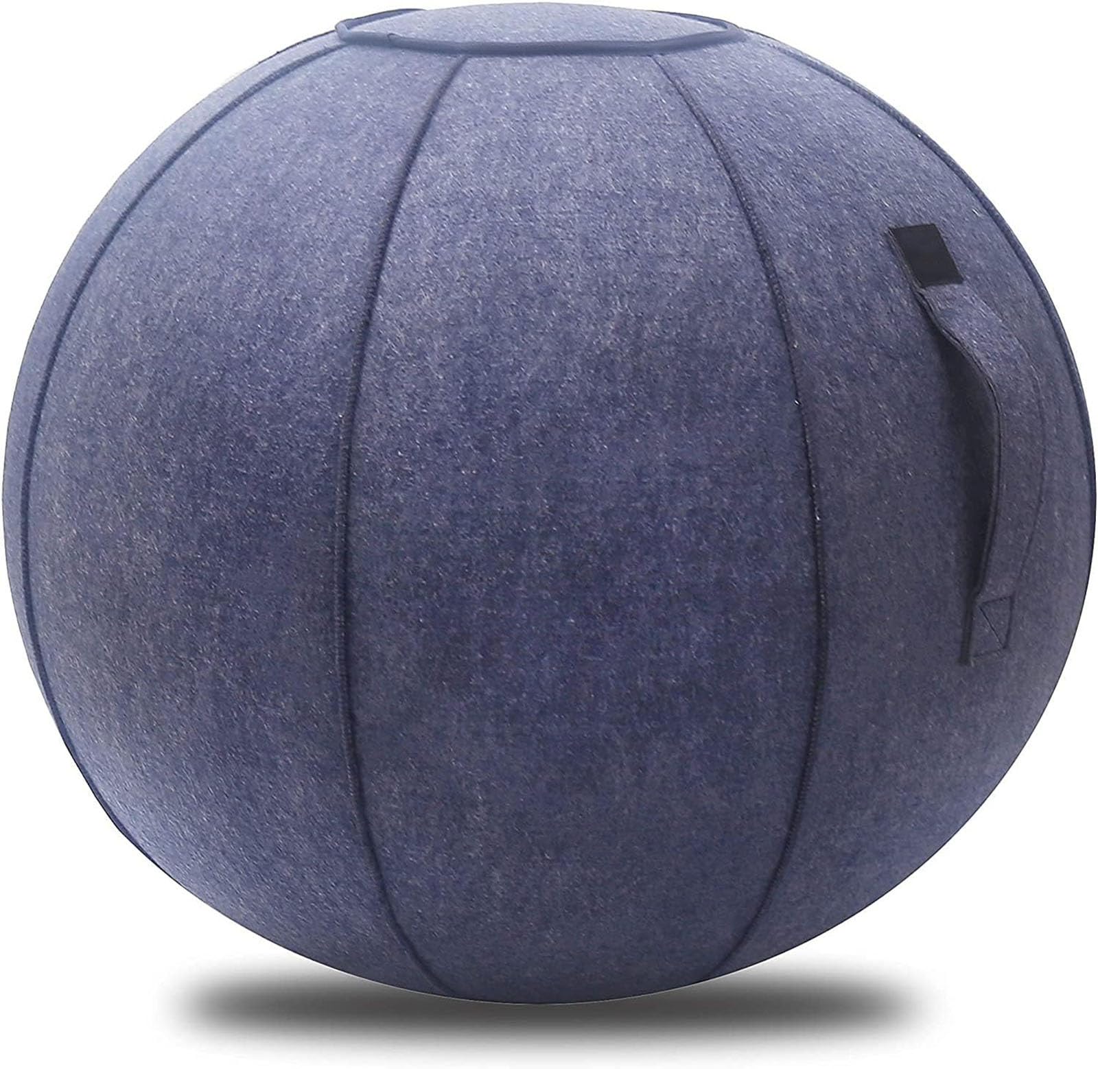 HENXUE Exercise Ball Cover55cm, 65Cm,75CM, Yoga Ball Cover with Handle,Sitting Bal Chair Protection, Swiss Ball Cover for Multi Purpose Use,007,75CM