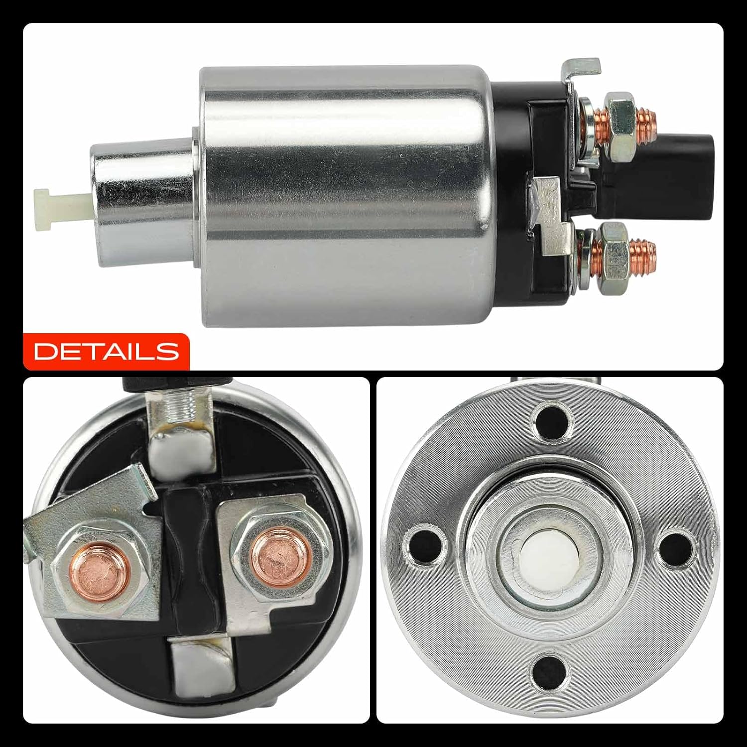 A-Premium Starter Solenoid Compatible with Nissan Models -Pathfinder 1995-2005 - 12V