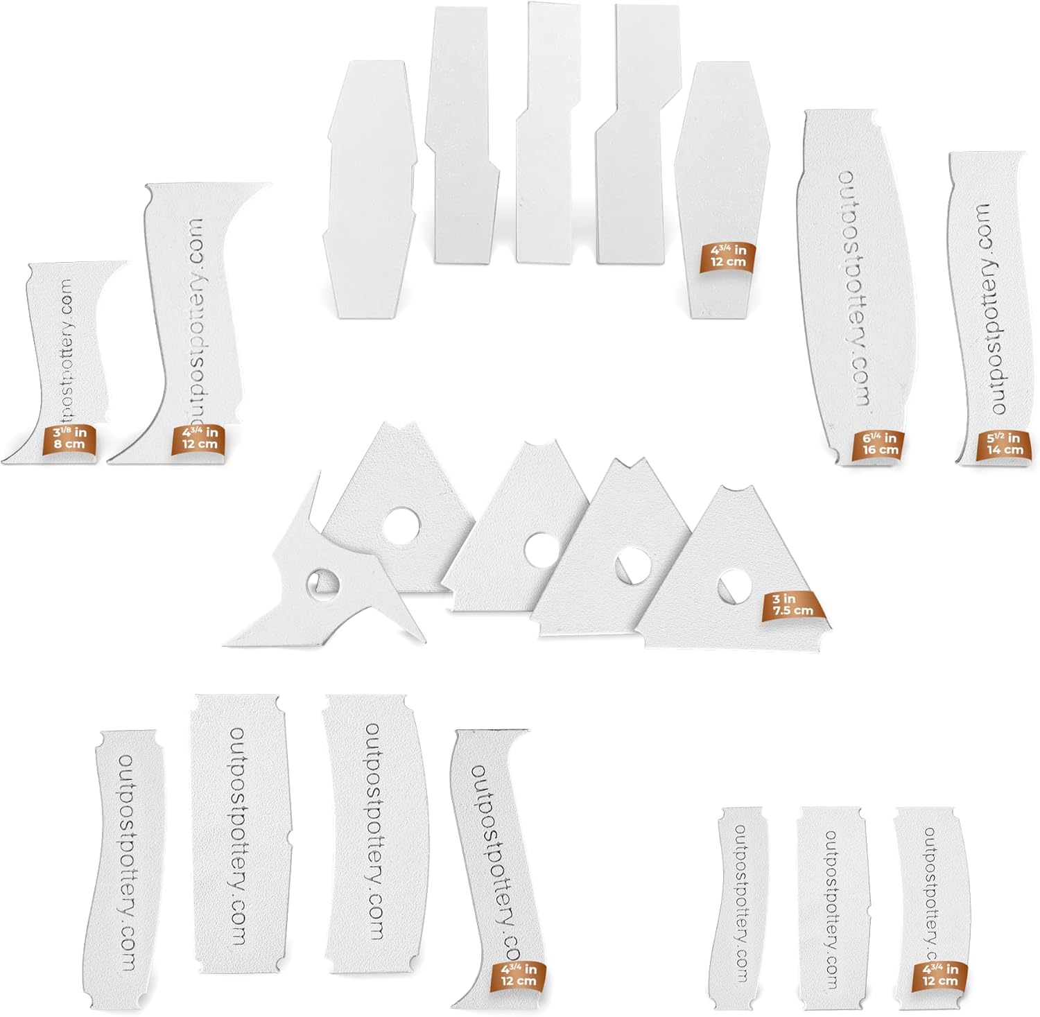 Amazon.com: OUTPOST POTTERY Profile Ribs - Made with PLA, Pottery ...