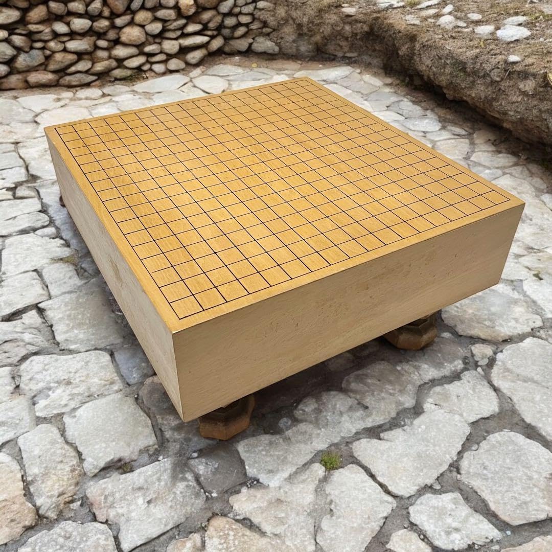 木製 囲碁盤 碁盤 脚付 囲碁 碁 五目並べ ボードゲーム | 囲碁