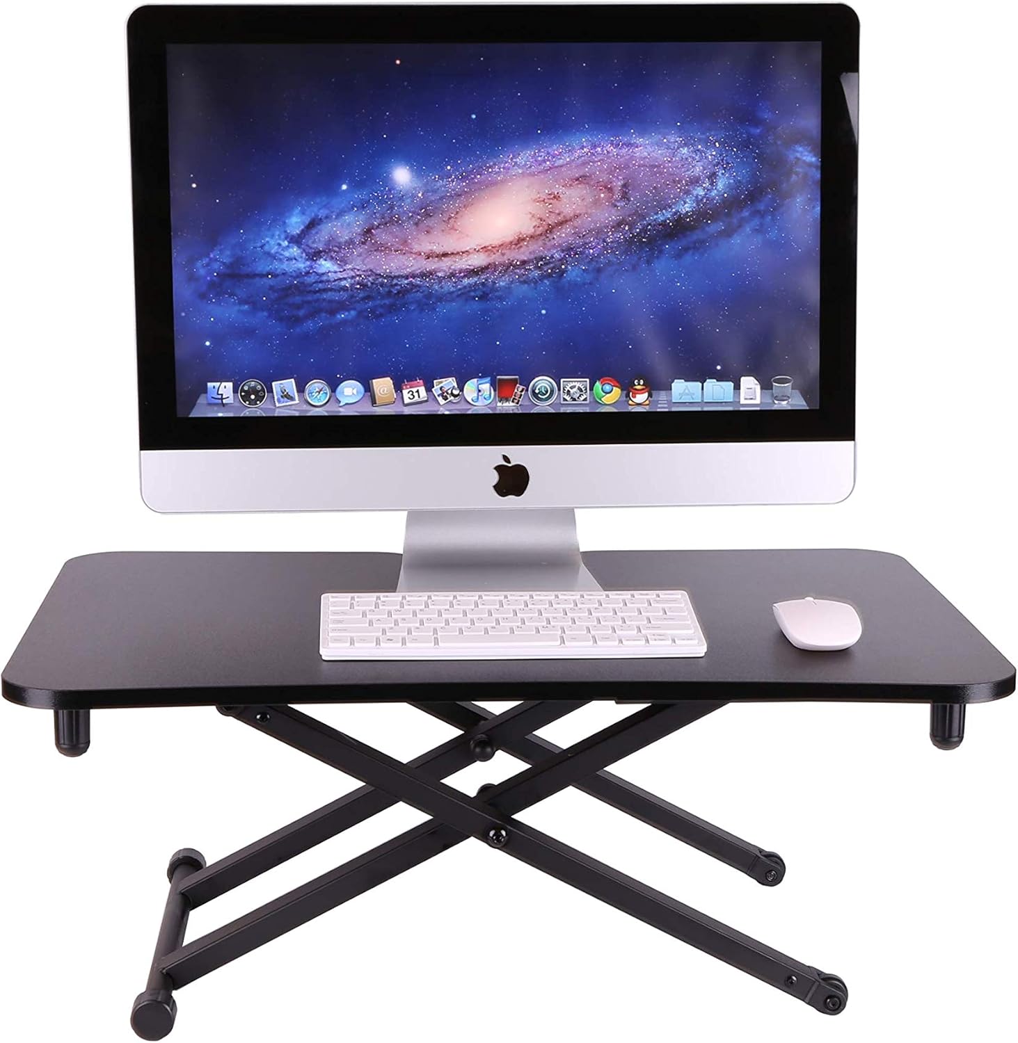Amаzіng 🔥 Standing Desk for Laptop Desktop Sit to Stand Up Desk Conventer for Single Monitor