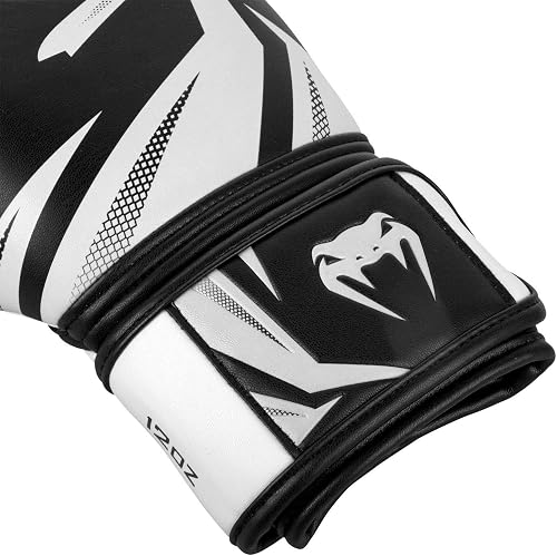 Venum, Challenger 3.0 Gants de boxe, Mixte Adulte, 10 Oz, Noir/Blanc - 3
