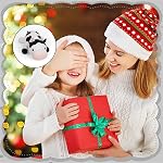 Jouet en peluche pondéré pour les animaux farcis par la vache 24" 4.2lb Poupées mignons en peluche pour les garçons et les filles (blanc) & Noir)