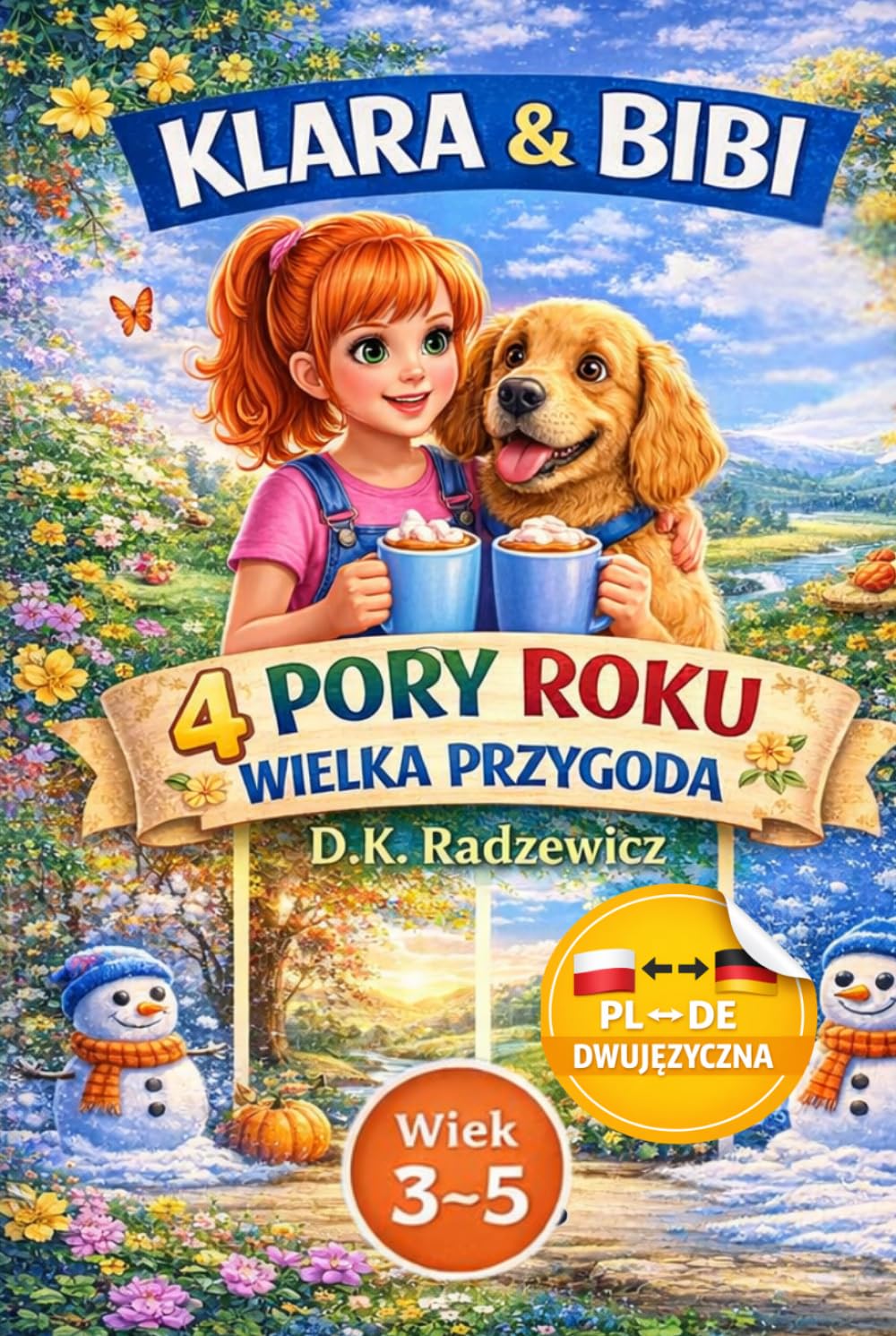 Klara i Bibi odkrywają cztery pory roku: (Deutsch–Polnisch zweisprachiges Kinderbuch) (Klara & Bibi – Zweisprachige Bücher (Deutsch–Polnisch))