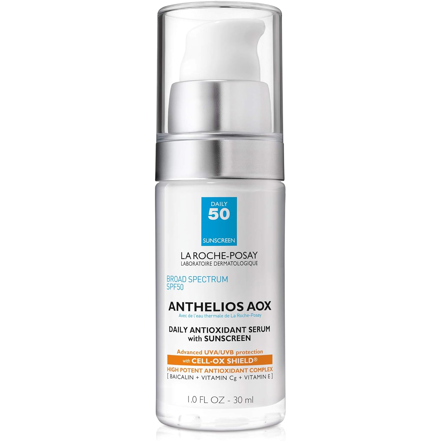 La Roche-Posay Anthelios AOX Daily Antioxidant Serum with Sunscreen, 1 Fl Oz : Beauty & Personal Care