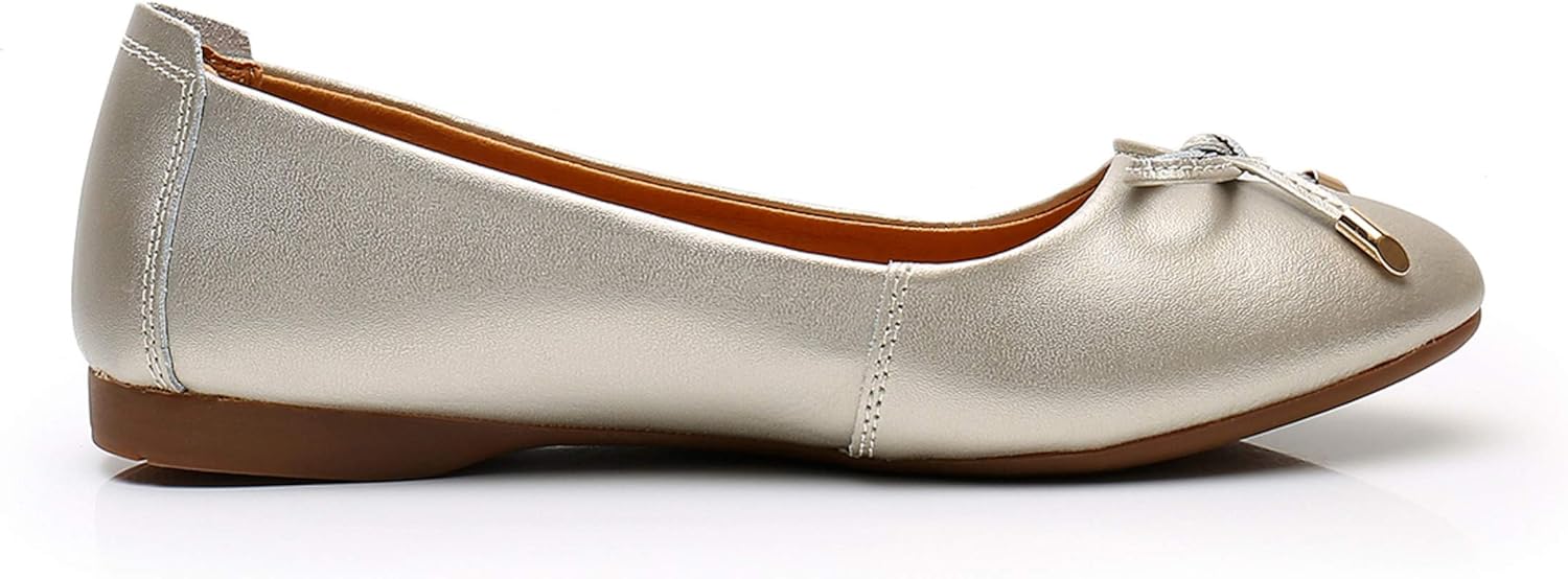 VenusCelia Women's Bowknot Ballet Dance Flat Shoe