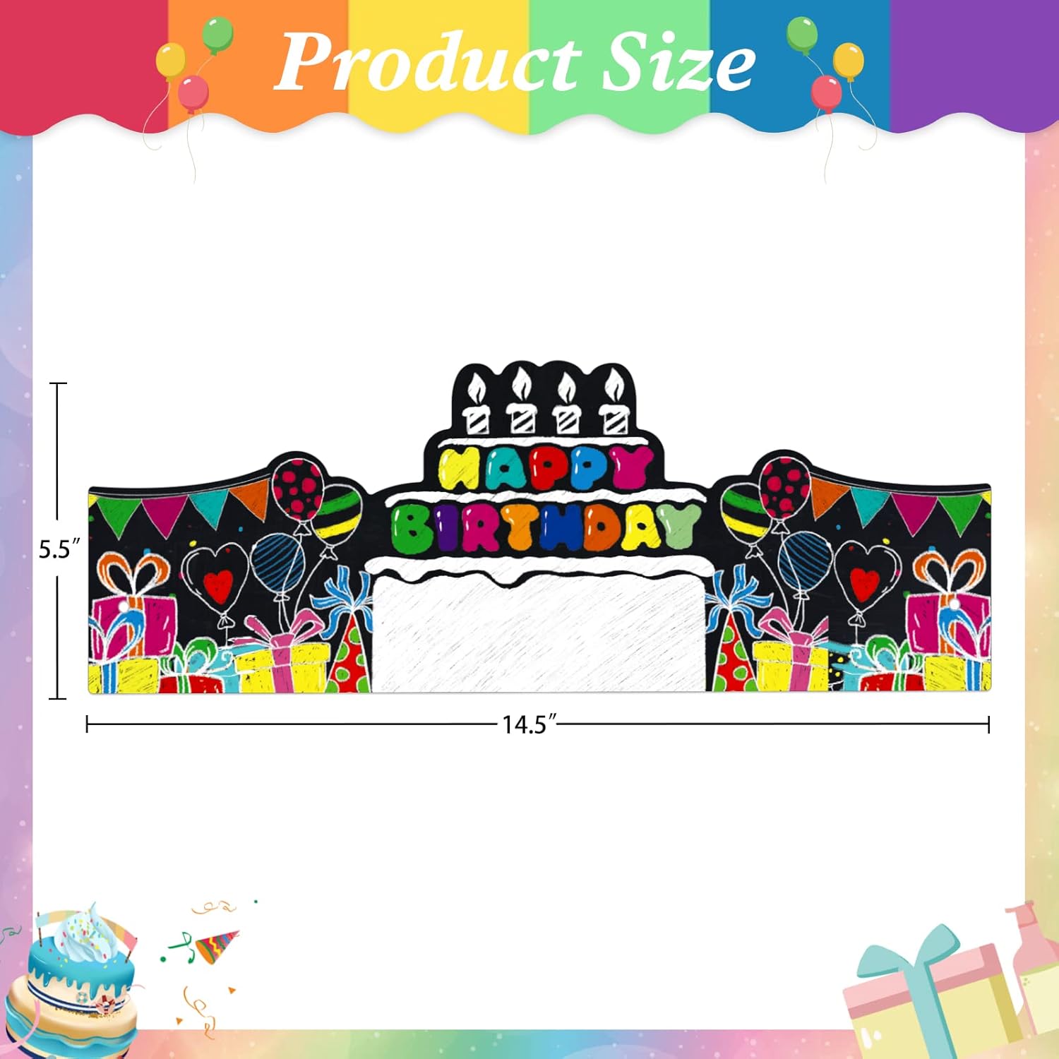 SICOHOME 36pcs Birthday Crowns for Kids - Classroom Happy Birthday Party Hats Party Hats for Family VBS Decor Supplies Classroom School Students Kindergarten Elementary Teacher Supplies