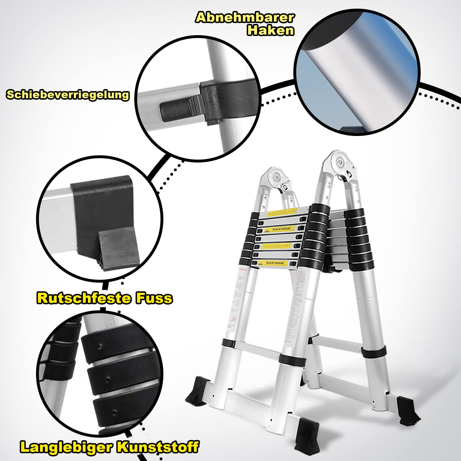 Ansobea Calera Telcópica De 3,8 M (1,9 + 1,9 Cm) | FindTheDeal